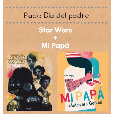 PACK  MI PAPÁ + STAR WARS